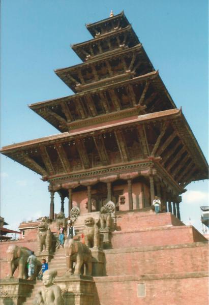 Baktapur-najviši hram od 5 katova (Njatapura)