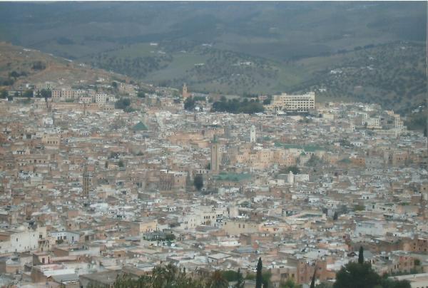 Fes-panorama(najstariji srednjevjekovni grad)