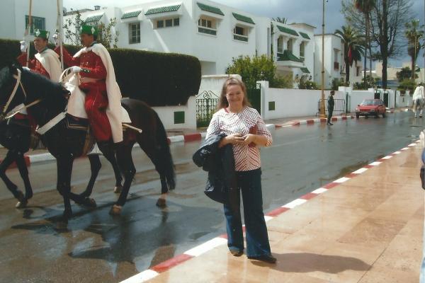 Rabat--straža(garda) na konjima uz mauzolej Muhameda V