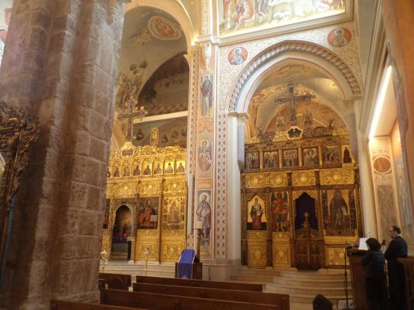 Unutrašnjost pravoslavne crkve