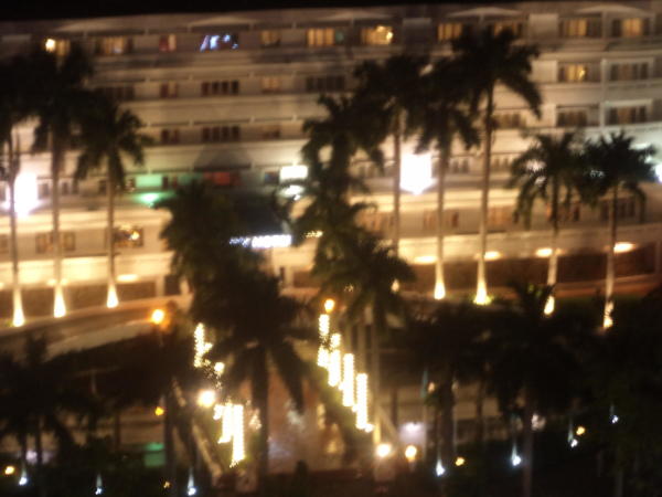 Pogled sa 14. kata hotela u Siagonu.